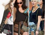 KOKKOLA - BORSA DONNA A MANO A SPALLA FASHION POCHETTE CON BORCHIE art. 7000