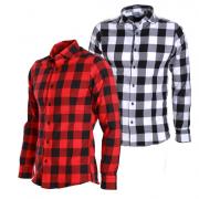 EMPORIO KJ - CAMICIA UOMO QUADRI SLIM FIT COTONE FANTASIA ADERENTE STRETCH 980