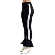 STARTUP PANTALONI GIRL DONNA SLIM STRECH IN COTONE SEXY CON ROUCHES PD2004