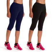 DIADORA L.LEGGINGS 3/4 CORE PANTALONI DONNA COTONE SLIM STRETCH 102.179813