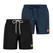 SUN68 BEACH MAN SWIM PANT LOGO FLUO SHORT COSTUME BAGNO UOMO BOXER MIDI H33108