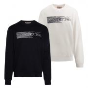 GUESS FELPA UOMO FRENCH TERRY CON LOGO FRONTALE MAGLIA SPORT M3YQ08KBK32