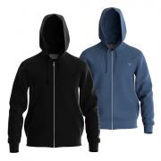 GUESS FELPA UOMO INVERNALE GARZATA FULL ZIP CAPPUCCIO MAGLIA SPORT M3YQ48KBK32