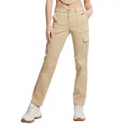 GUESS PANTALONI DONNA CARGO CHINOS SPORT LOGO RELAXED STRETCH W4RB59W93CL