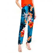 GUESS PANTALONI DONNA STAMPA FLOREALE MODA OUTFIT ELEGANTE COULISSE W3GB13WD8G2