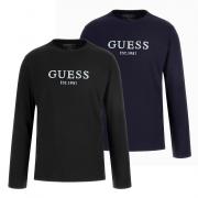 GUESS T-SHIRT UOMO MAGLIA COTONE MANICA LUNGA SPORT STRETCH BASIC M4YI39J1314