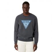 GUESS FELPA UOMO FRENCH TERRY PATCH LOGO FRONTALE COTONE INVERNALE M4BQ17KCIF1