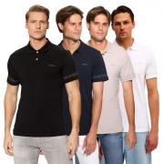 GUESS POLO UOMO T-SHIRT COTONE STRETCH LOGO MAGLIA NOLAN ESTATE M5RP66J1314
