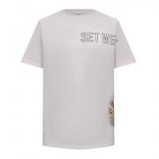 GUESS T-SHIRT UOMO MAGLIA COTONE JERSEY REGULAR LOGO STAMPA LATERALE M5GI25KBZV1