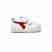 DIADORA RAPTOR LOW STRIPE TD SCARPE SNEAKERS BAMBINI STRAPPO SPORT 101.182002