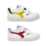 DIADORA RAPTOR LOW STRIPE PS SCARPE SNEAKERS BAMBINI STRAPPO SPORT 101.181614