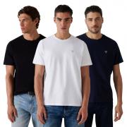 GUESS T-SHIRT UOMO MAGLIA COTONE JERSEY STRETCH LOGO PICCOLO SPORT M4YI0AKCCM1