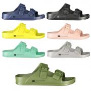 NORWAY SANDALI CIABATTE UNISEX MARE PISCINA COMODE SCARPE IN GOMMA FIBBIA 831033