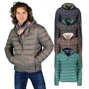 NORWAY GIUBBOTTO GIACCA IMBOTTITA GIUBBINO PIUMINO UOMO CON CAPPUCCIO 849150