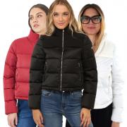 YES-ZEE GIACCA GIUBBOTTO DONNA CROPPED GIUBBINO PIUMINO CORTO INVERNO J031/M800