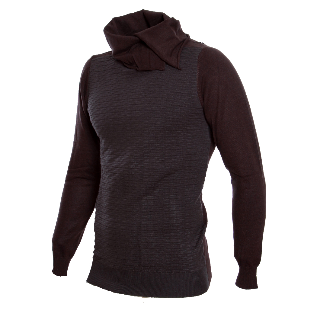 NEROVAGO - MAGLIA PULLOVER UOMO LANA PULLOVER COLLO INCROCIATO T-SHIRT 751840