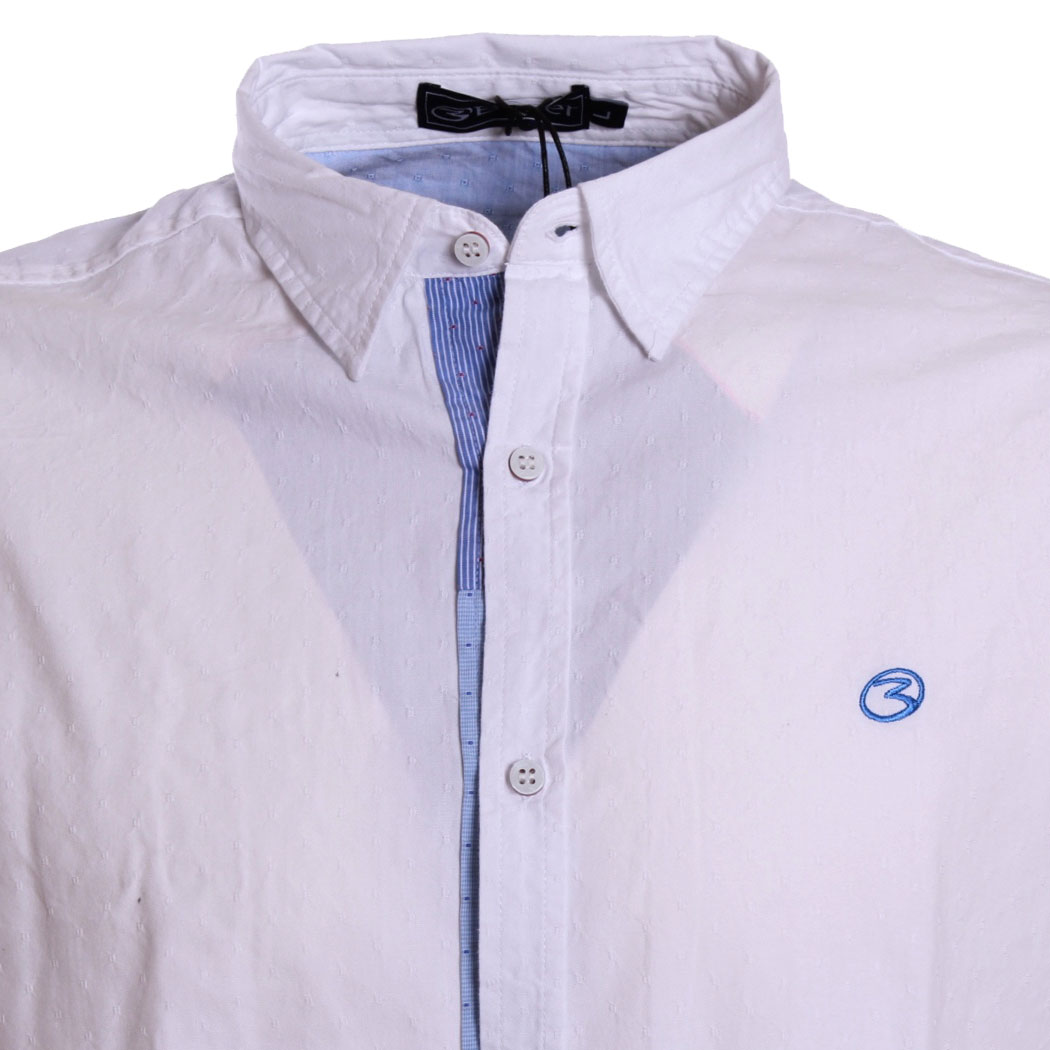 BUGER CAMICIA UOMO COTONE SLIM FIT MODERATO MODA SHIRT SOFT FANTASIA art. SLIM