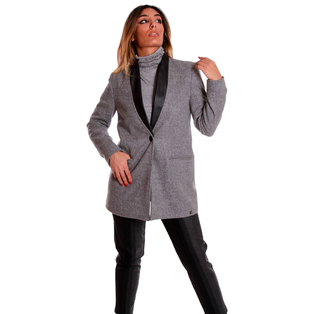 COCONUDA GIACCA LUNGA CAPPOTTO DONNA RAGAZZA JACKET MODA SEXY C2400