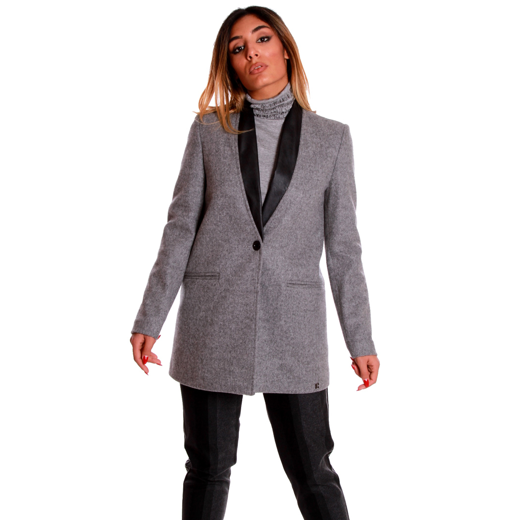 COCONUDA GIACCA LUNGA CAPPOTTO DONNA RAGAZZA JACKET MODA SEXY C2400