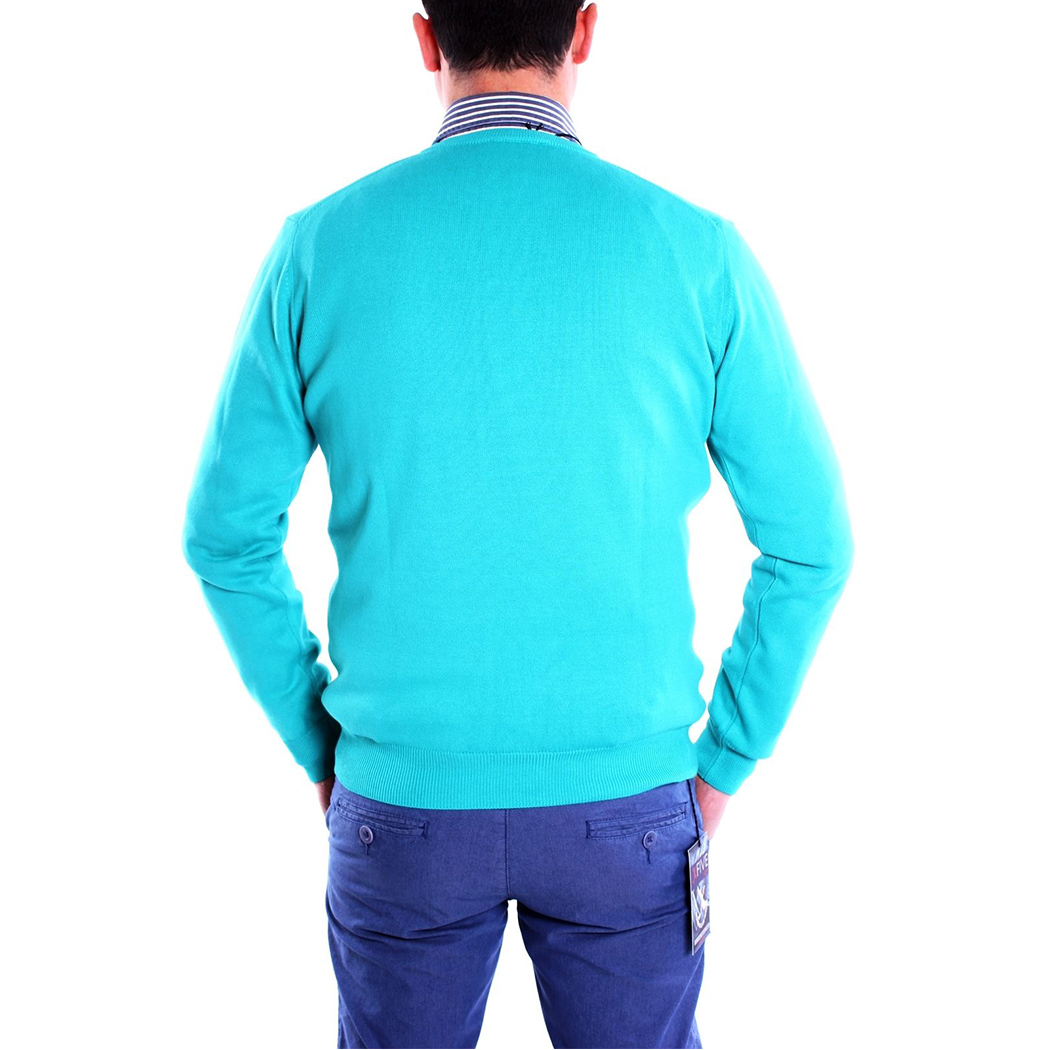 MAGLIA PULLOVER UOMO COTONE GIROCOLLO OVER TAGLIE GRANDI 4XL 5XL 6XL ART. H5223