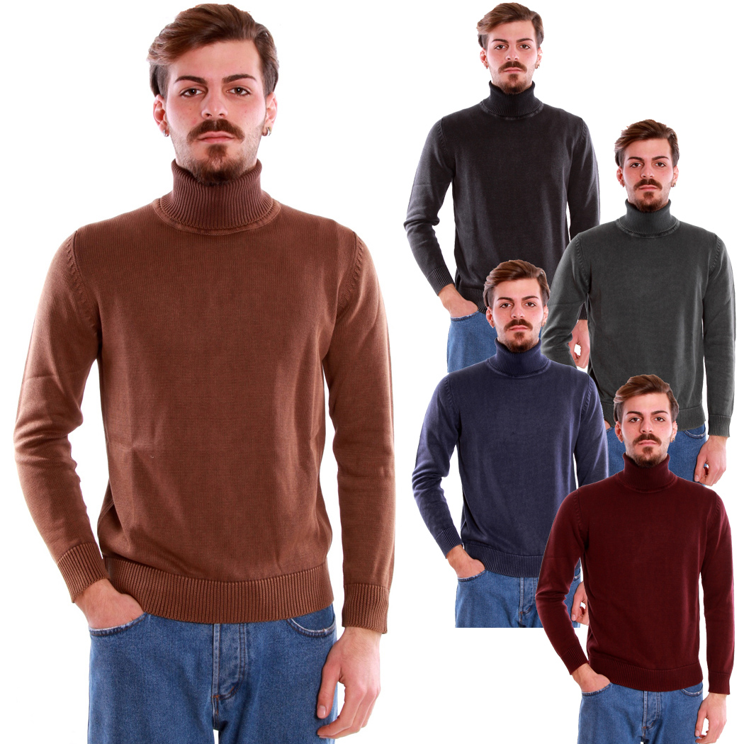 MALAGRIDA MAGLIA PULLOVER UOMO DOLCEVITA COLLO ALTO MAGLIONE SWEATER 45191