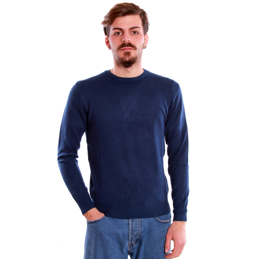 50130 - MAGLIA, MAGLIONE, MAGLIETTA GOLFINO, UOMO, IN COTONE, LANA, FILO,  MEZZI TEMPI, I - eliosjeans - MALAGRIDA MAGLIA PULLOVER UOMO GIROCOLLO  PARICOLLO MAGLIONE SWEATER 50130