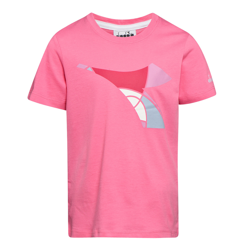 DIADORA JU.SS T-SHIRT FREGIO MAGLIA BAMBINO BAMBINA UNISEX COTONE 102.175895