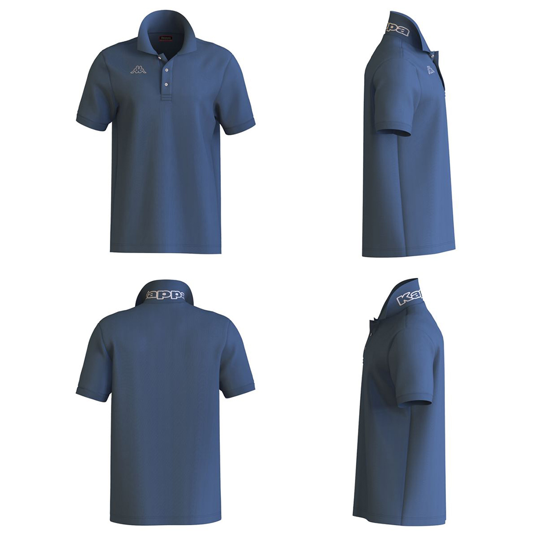 KAPPA LOGO LIFE POLO UOMO PIQUET COTONE T-SHIRT MAGLIA REGULAR SPORT 302S1U0