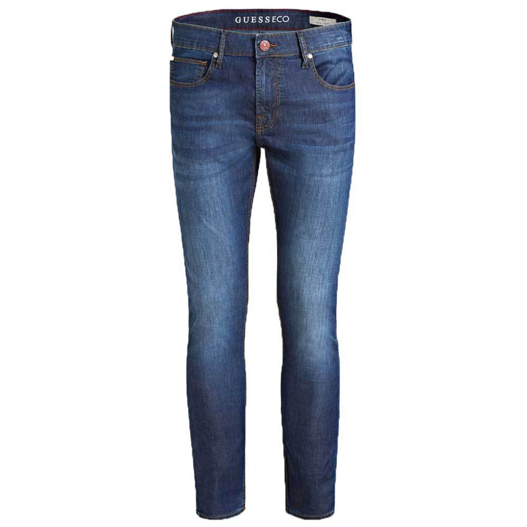 GUESS JEANS PANTALONI UOMO CHRIS SKIN STRETCH LEGGERO PRIMAVERILE M02A27D3ZM1