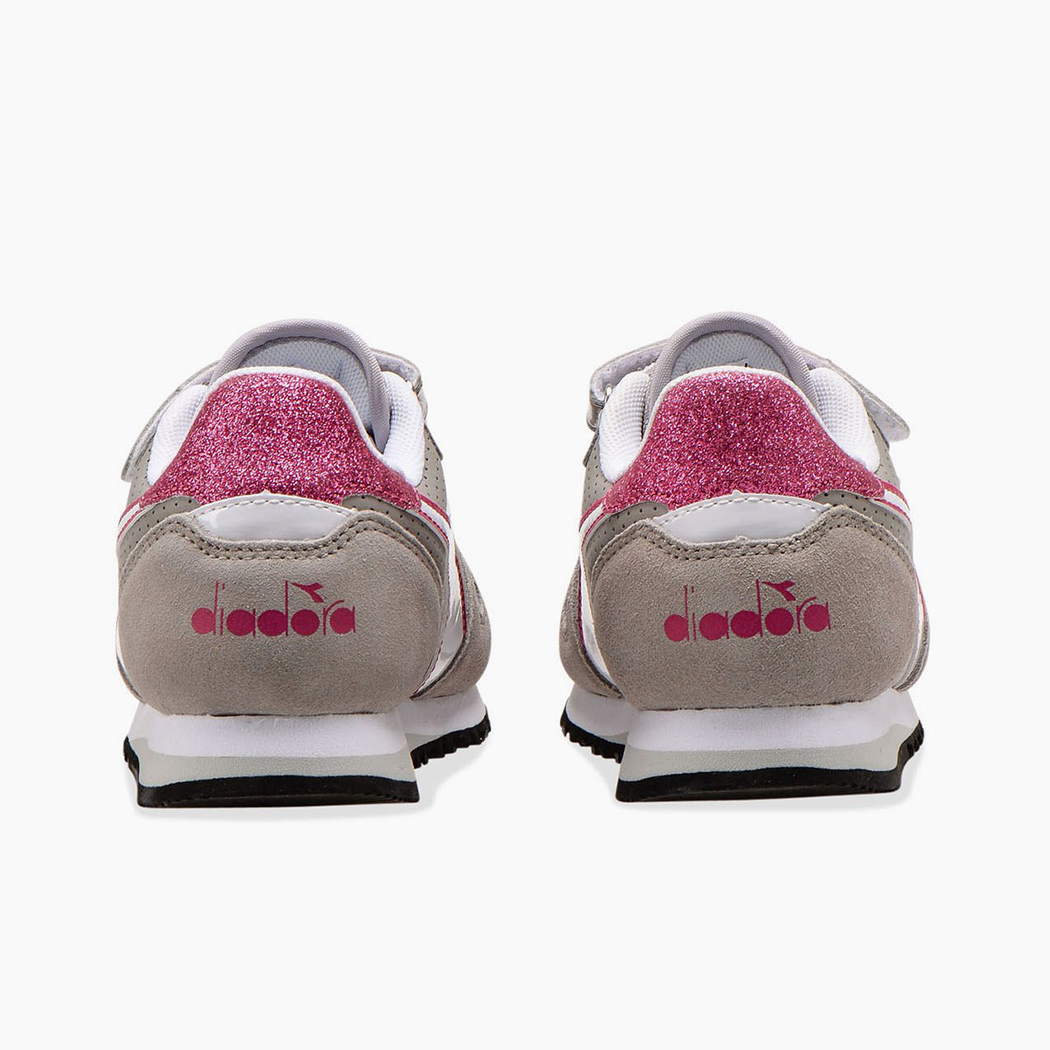 DIADORA SIMPLE RUN UP TD GIRL SCARPE BAMBINA STRAPPO SNEAKERS SPORT 101.176607