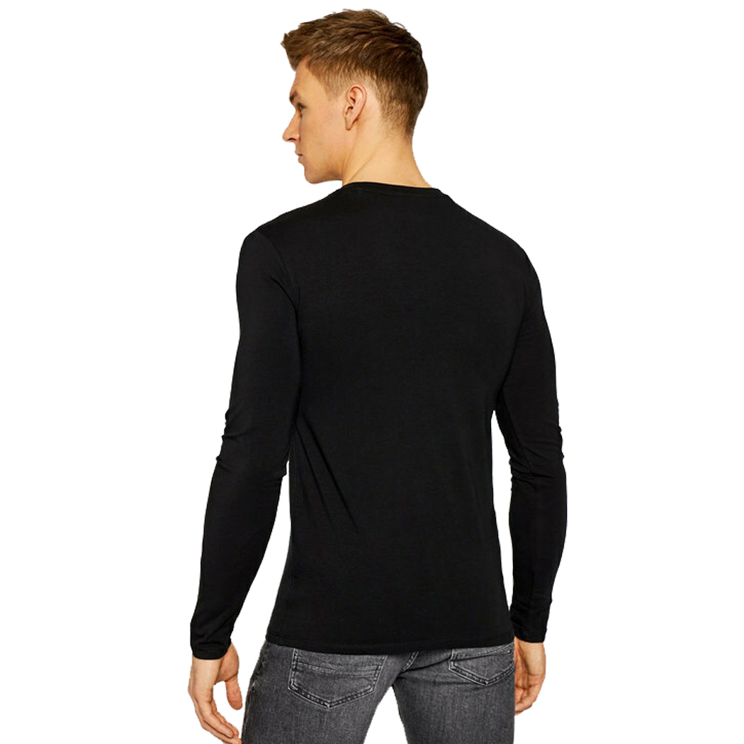 GUESS T-SHIRT UOMO MAGLIA COTONE MANICA LUNGA SPORT STRETCH BASIC M2YI28J1311