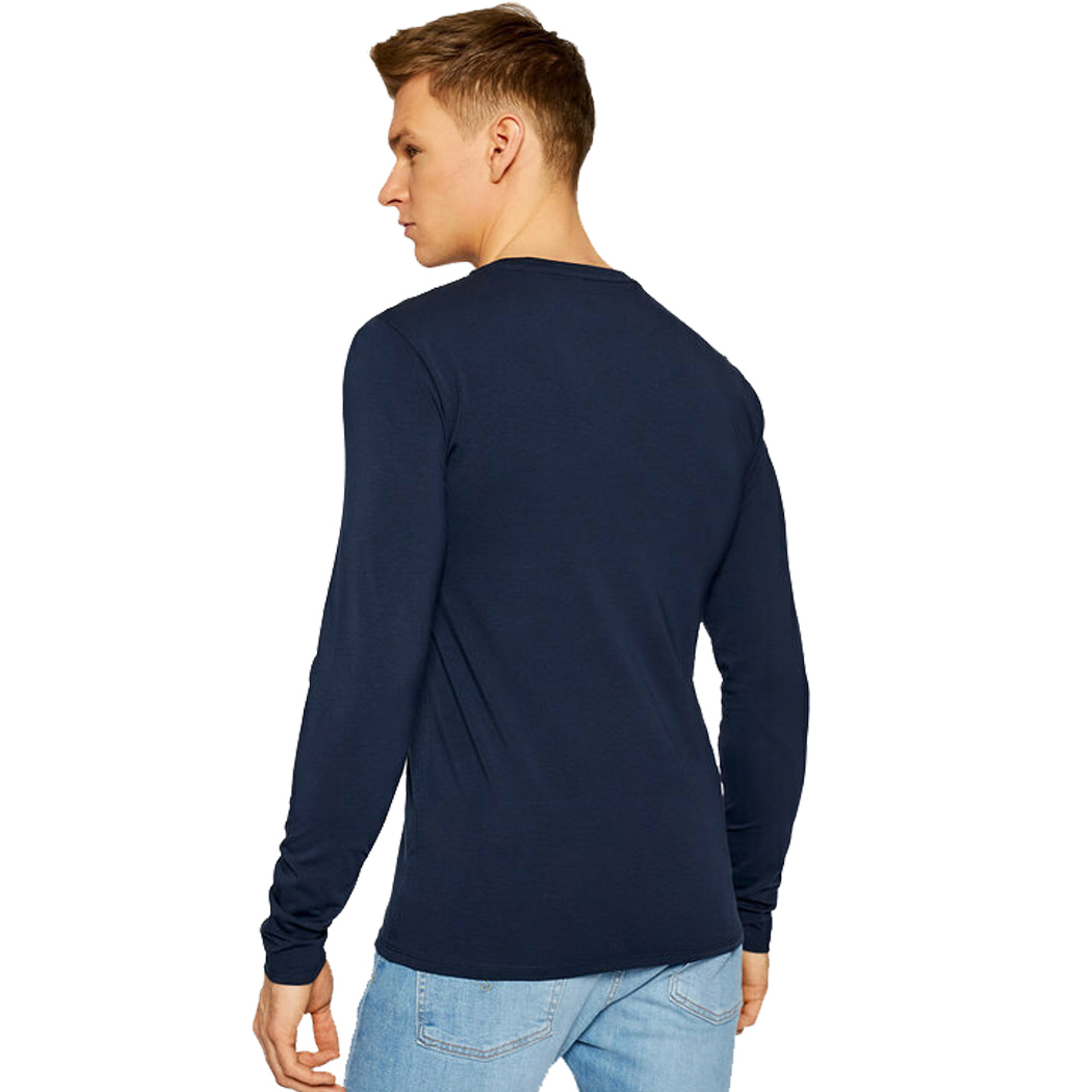 GUESS T-SHIRT UOMO MAGLIA COTONE MANICA LUNGA SPORT STRETCH BASIC M2YI28J1311