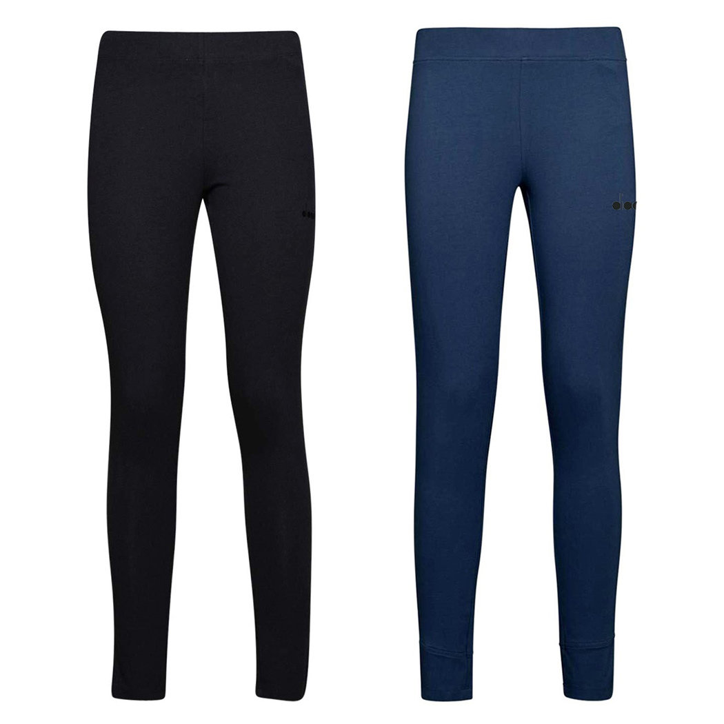 DIADORA L.LEGGINGS CHROMIA FUSON PANTALONI DONNA COTONE STRETCH SPORT 102.177891