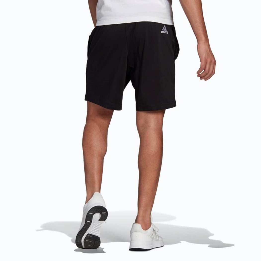 GK9604 - PANTALONI, UOMO, CORTI, LUNGHI, VELLUTO, JEANS, FUSTAGNA, LARGHI,  STRETTI, BERMU - eliosjeans - ADIDAS SHORT AEROREADY ESSENTIALS LINEAR LOGO PANTALONCINI  CORTI BERMUDA GK9604