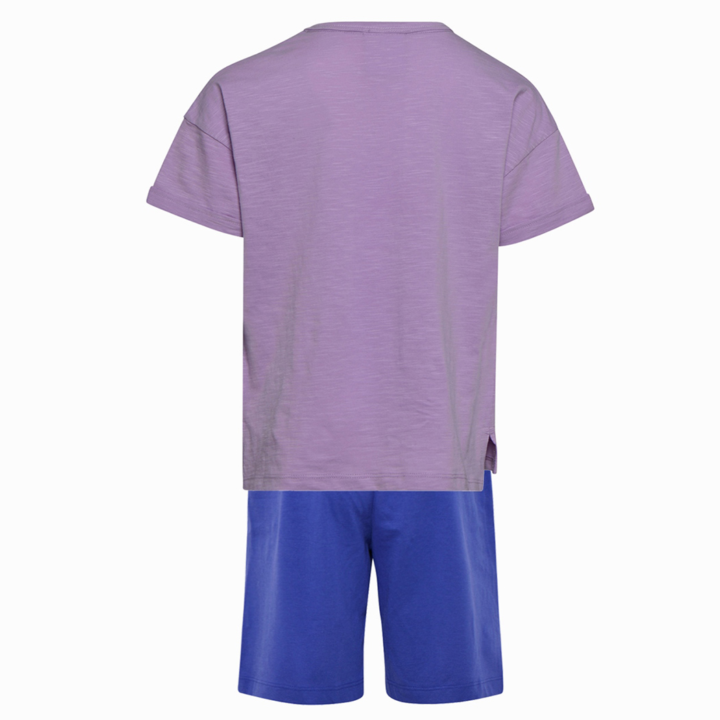 DIADORA JG. SET SS LOGO MANIA COMPLETINO BAMBINA T-SHIRT LEGGINGS 102.177139