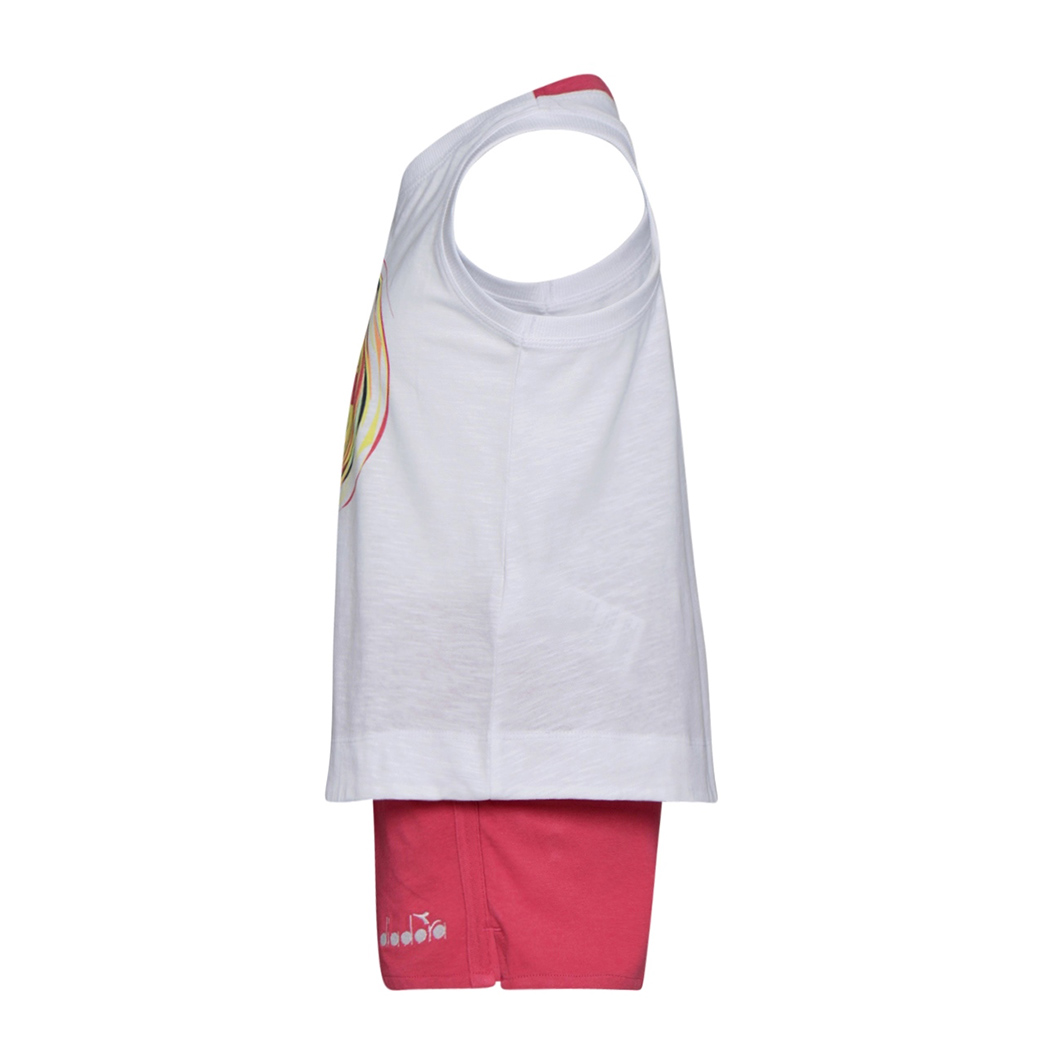 DIADORA JG. SET SL LOGO TWISTER COMPLETINO BAMBINA CANOTTA SHORTS 102.177121
