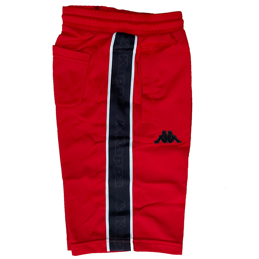 304PVB0 - PANTALONI, UOMO, CORTI, LUNGHI, VELLUTO, JEANS, FUSTAGNA, LARGHI,  STRETTI, BERMU - eliosjeans - KAPPA BANDA LOGO TAPE AEDI SLIM BERMUDA PANTALONCINI  UOMO TUTA SPORT 304PVB0