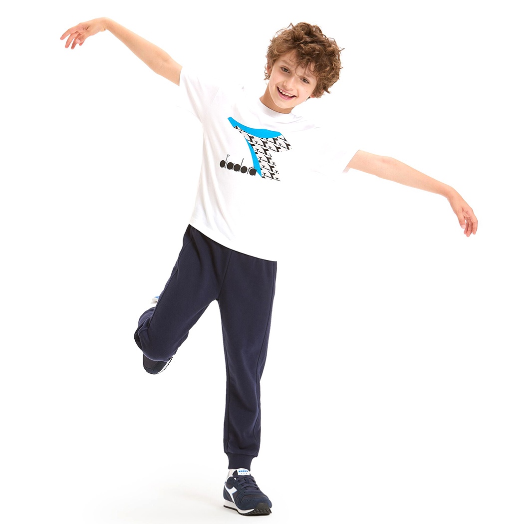 DIADORA JU. SS T-SHIRT CUBIC MAGLIA BAMBINO BAMBINA UNISEX COTONE 102.177801