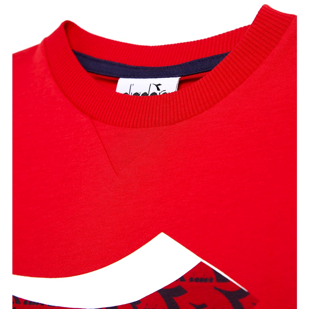 DIADORA JU. SS T-SHIRT CUBIC MAGLIA BAMBINO BAMBINA UNISEX COTONE 102.177801