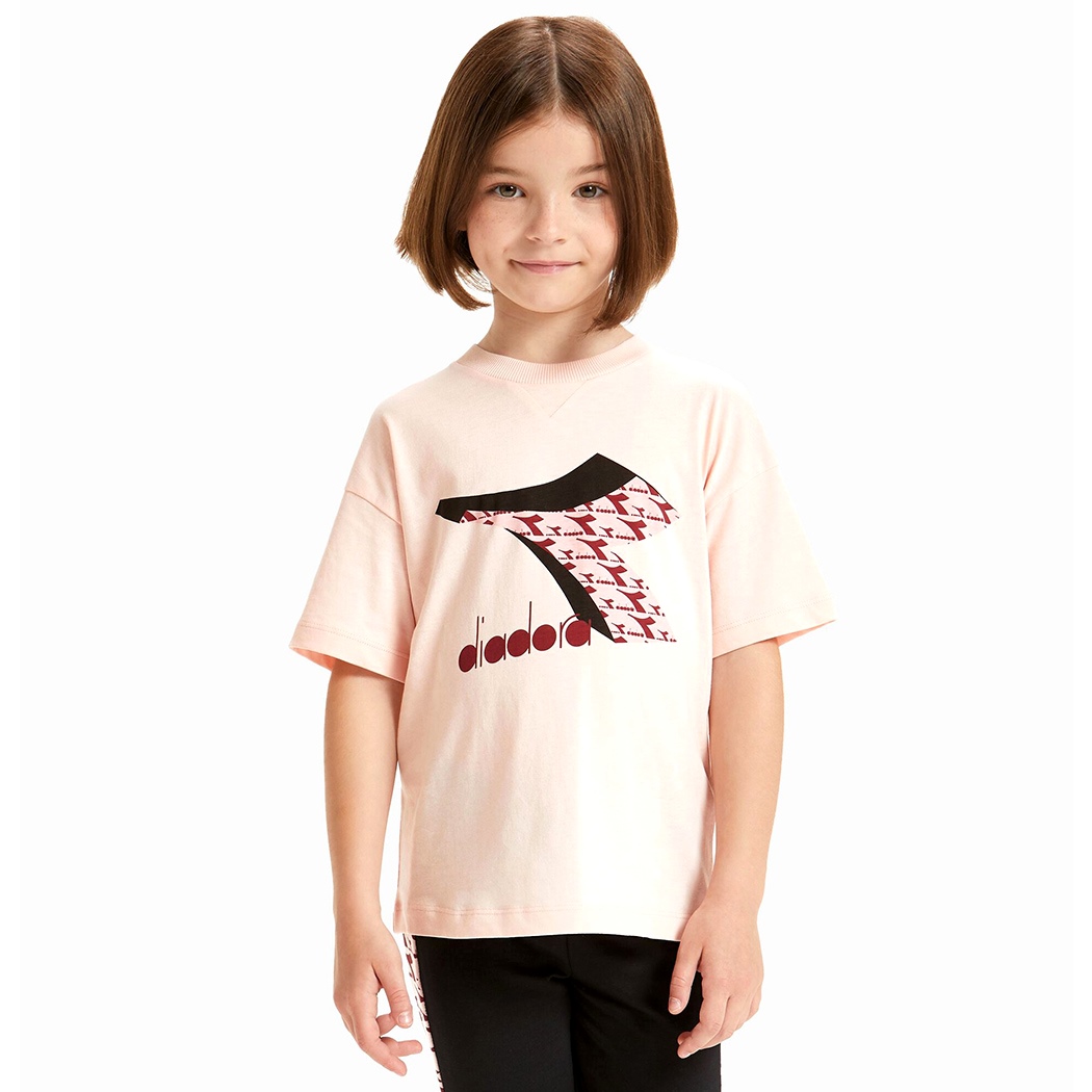 DIADORA JU. SS T-SHIRT CUBIC MAGLIA BAMBINO BAMBINA UNISEX COTONE 102.177801
