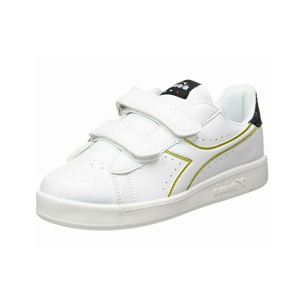 101.176603 - SCARPE BAMBINO - eliosjeans - DIADORA GAME P TD GIRL SCARPE  BAMBINA STRAPPO SNEAKERS SPORT GLITTER 101.176603