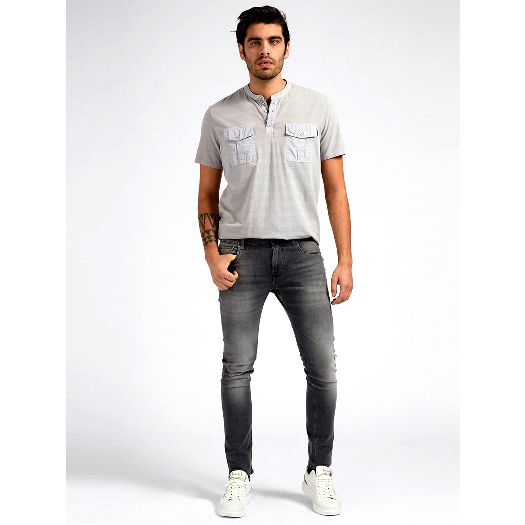 GUESS JEANS MIAMI PANTALONI DENIM SLIM UOMO SKYNNY COTONE STRETCH M1YAN1D4F54