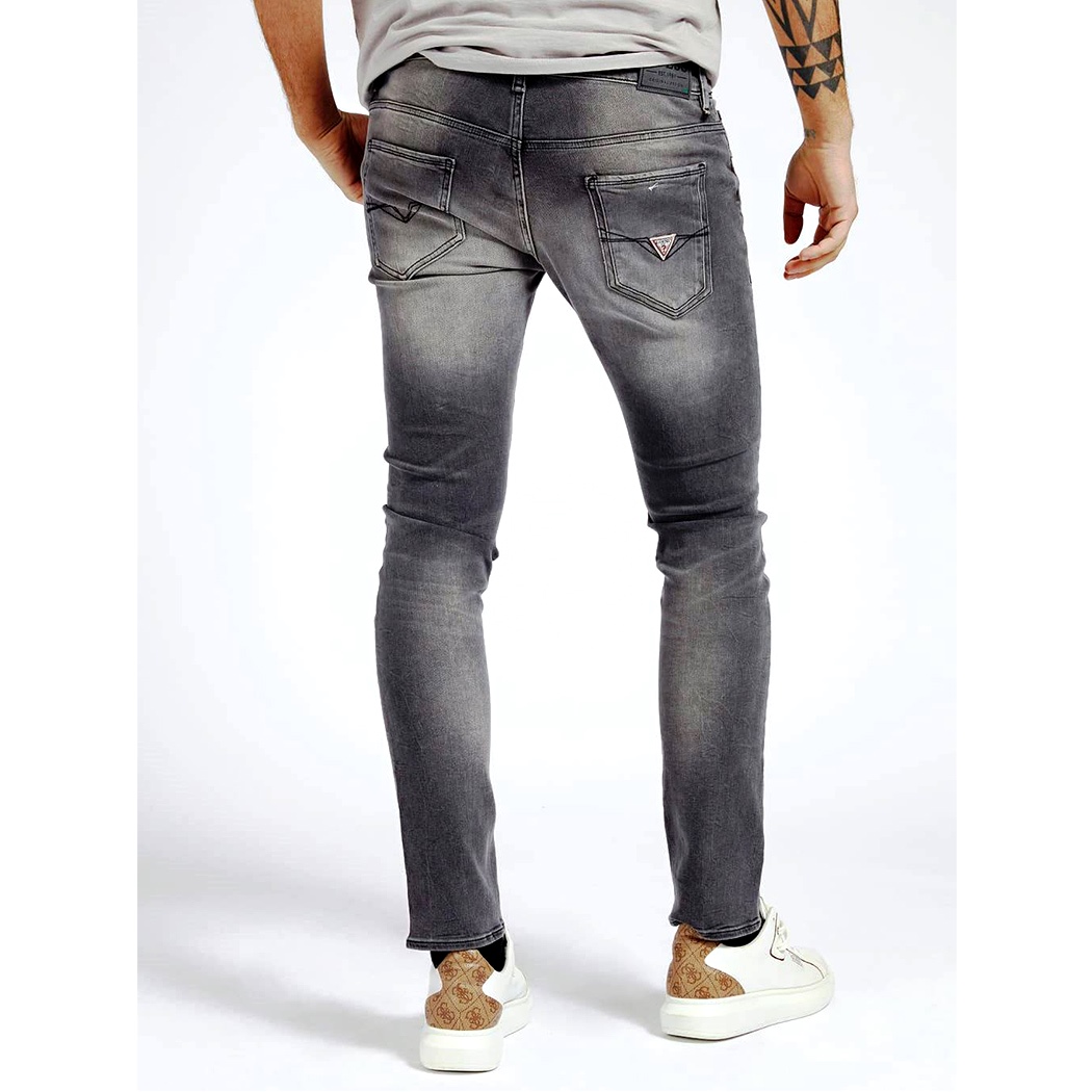 GUESS JEANS MIAMI PANTALONI DENIM SLIM UOMO SKYNNY COTONE STRETCH M1YAN1D4F54
