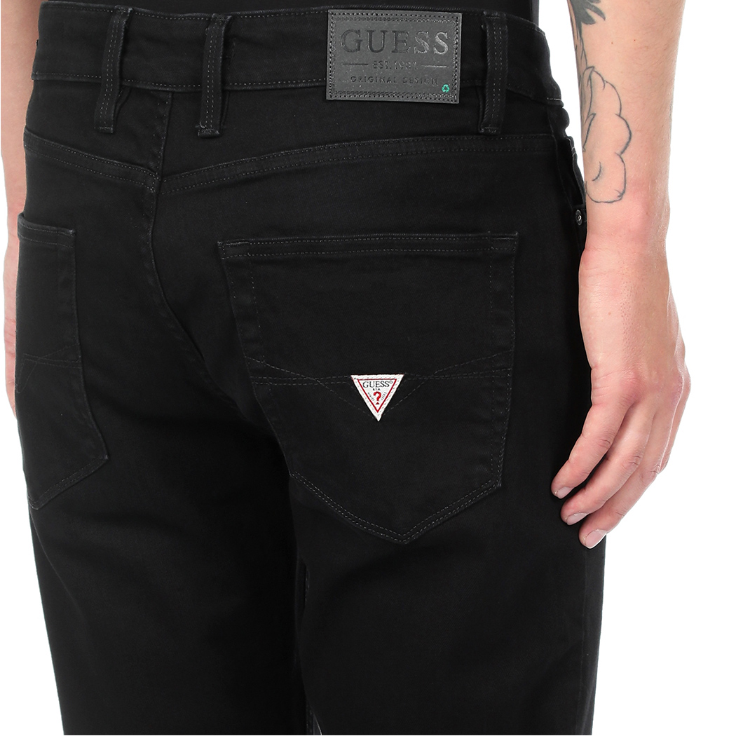 GUESS JEANS ANGELS PANTALONI DENIM SLIM UOMO COTONE STRETCH DRITTO M1YAN2D4F53