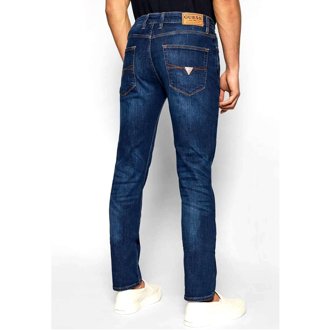 GUESS JEANS ANGELS PANTALONI DENIM SLIM UOMO COTONE STRETCH DRITTO M1YAN2D4GV4