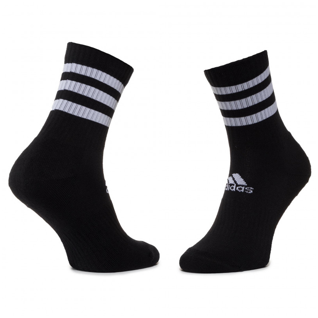ADIDAS CALZE 3-STRIPES CUSHIONED 3 PAIA CALZINI SPUGNA UNISEX POLPACCIO DZ9347