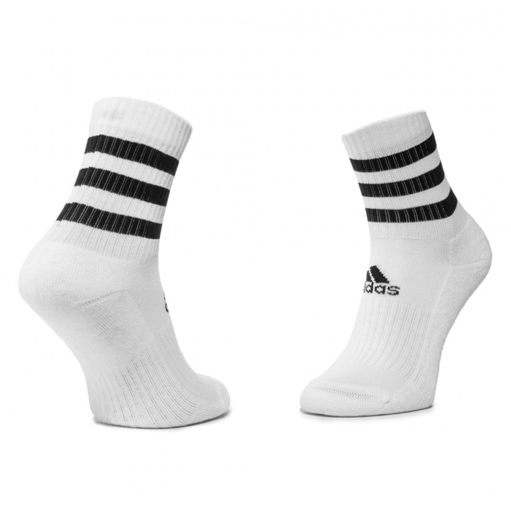 ADIDAS CALZE 3-STRIPES CUSHIONED 3 PAIA CALZINI SPUGNA UNISEX POLPACCIO DZ9346