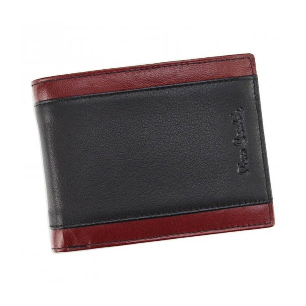 PIERRE CARDIN PORTAFOGLIO WALLET UOMO BANCONOTE CARTE VERA PELLE 8805TILAK32