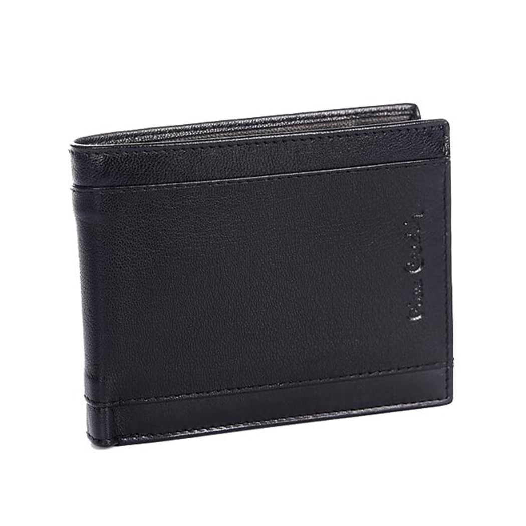 PIERRE CARDIN PORTAFOGLIO WALLET UOMO BANCONOTE CARTE VERA PELLE 8805TILAK32