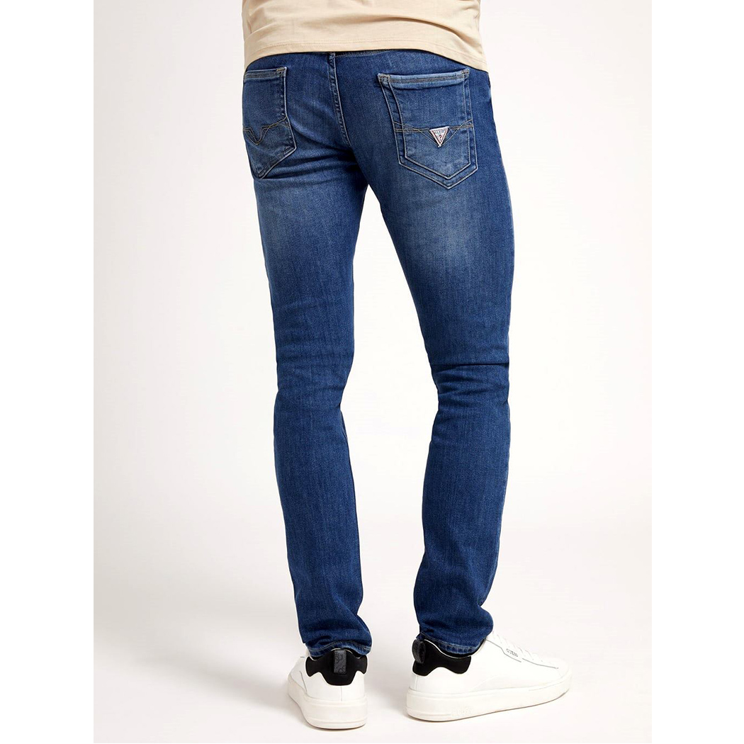 GUESS JEANS MIAMI PANTALONI DENIM SLIM UOMO SKYNNY COTONE STRETCH M1YAN1D4GV5